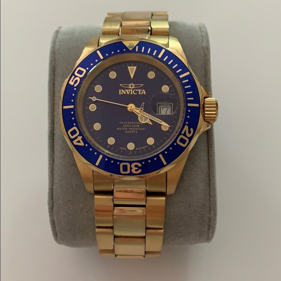 invicta blue face